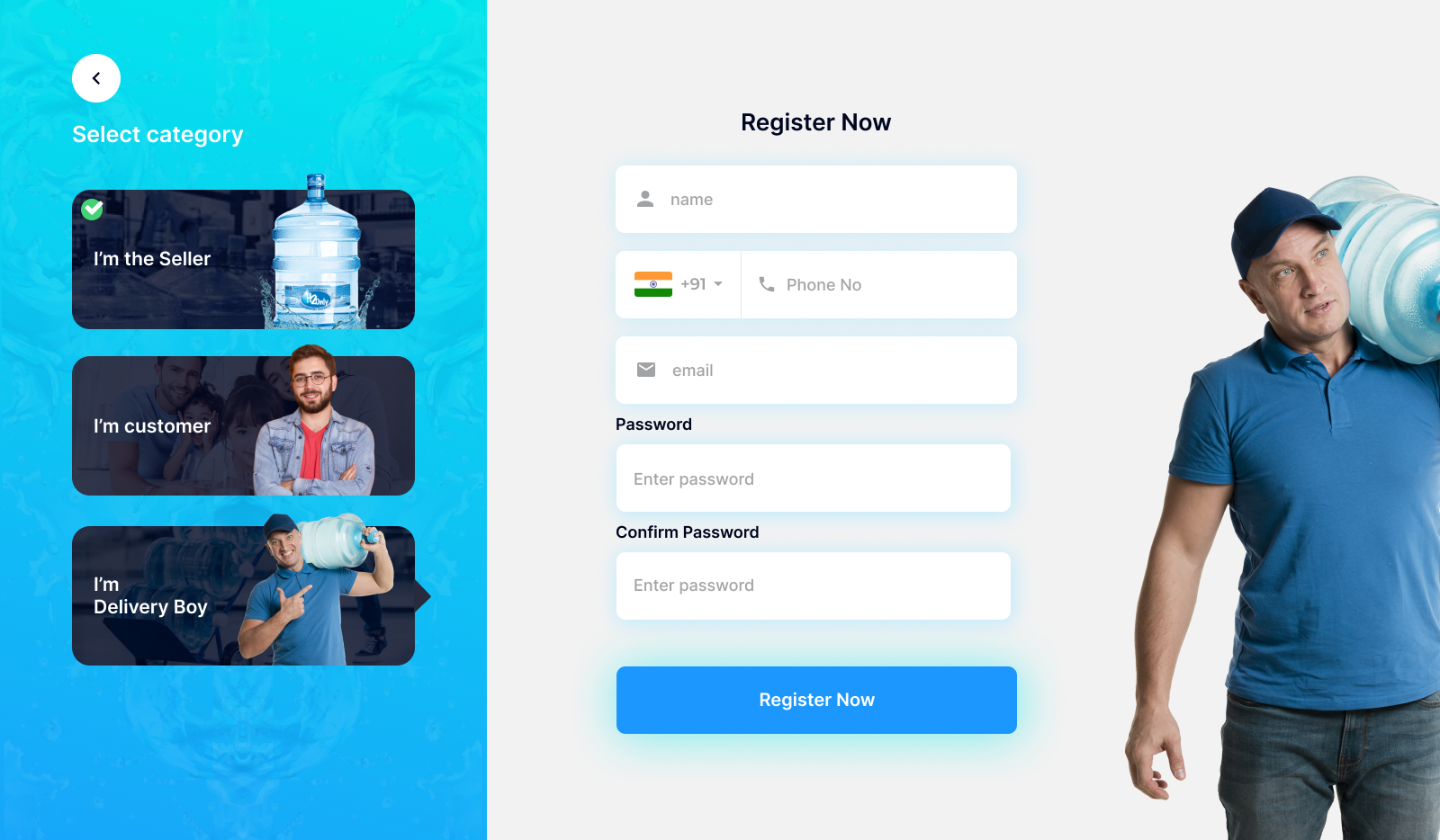 Water can project preview - Building a location-based water can ordering & delivery platform